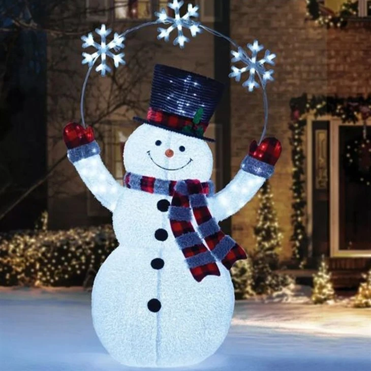 outdoor lit snowman outdoor lit snowman