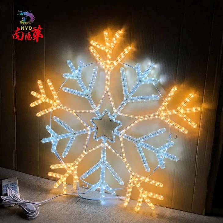 Indoor Christmas Snowflake Lights