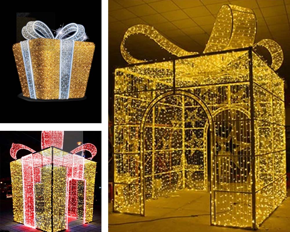 christmas outdoor lighted presents christmas outdoor lighted presents