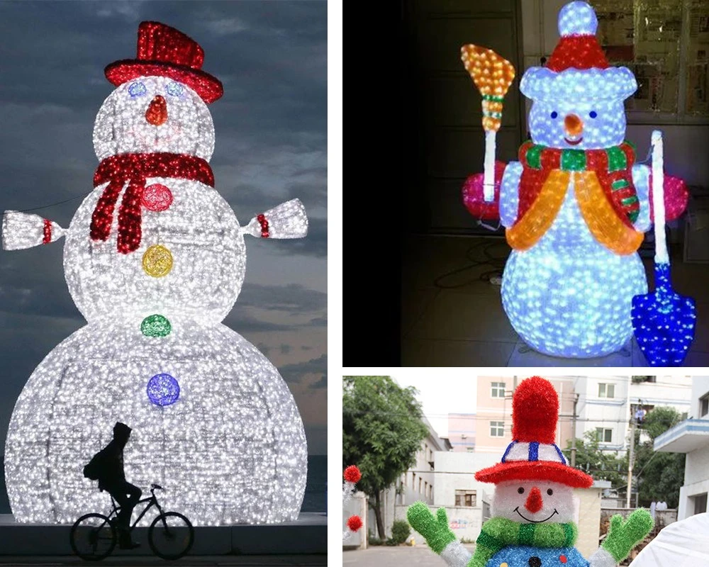 snowman with led lights snowman with led lights